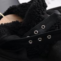 Chaqueta gruesa y cálida de piel de oveja para mujer, abrigo corto marrón para motocicleta, chaquetas de piel de oveja sintética, prendas de vestir de invierno - details 9
