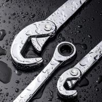 Llave de trinquete multifunción de 72 dientes, llave de extremo abierto de doble cabeza para ahorro de trabajo, herramientas de reparación de gran apertura de acero para el hogar - details 7