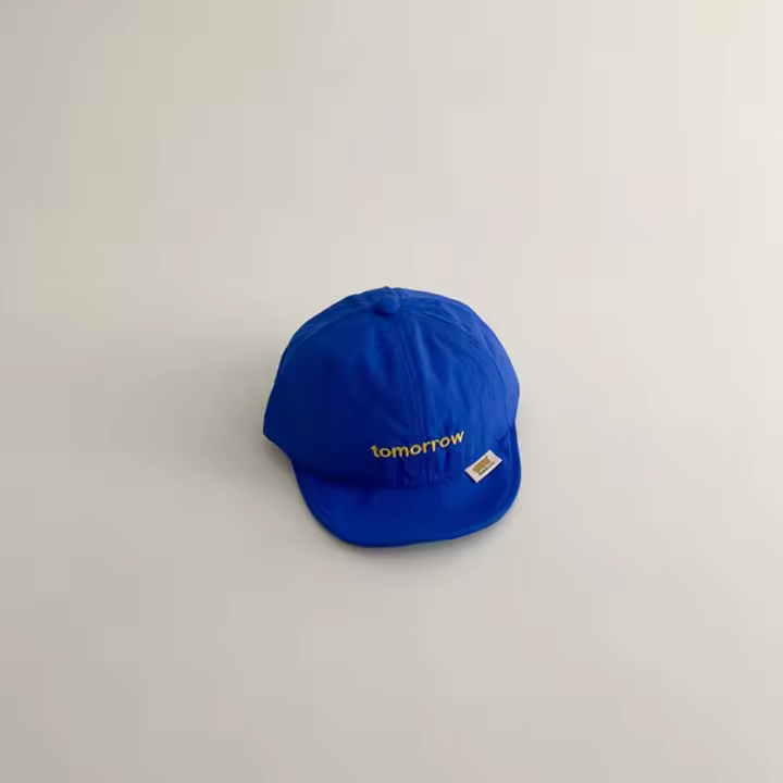 Gorra de béisbol coreana con letras de verano, gorro fino suave con visera para bebé, gorra con visera transpirable de secado rápido para niños - 1