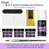 ROSALIND-polvo acrílico y líquido para decoración de uñas, juego de manicura, purpurina de cristal, herramienta de tallado de uñas 3D - details 23