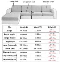 Funda Ajustable para sofá de 3, 2 y 1 Plazas, cubierta Elástica Resistente al Desgaste,Protector de Asiento - details 0