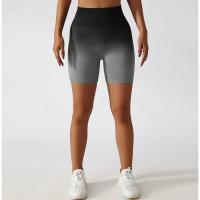 Pantalones Cortos Deportivos De Cintura Ancha Y Color Degradado - details 13