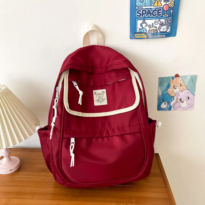 Bonita, Mochila, Estilo coreano, Estudiante, Gran capacidad, Chica, Casual, Mochila, Estilo japonés, Mochila escolar - 1