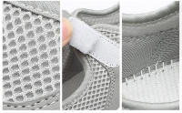 Zapatos informales de verano para mujer, zapatillas suaves y portátiles, suela plana, transpirables, sin cordones, color blanco - details 7