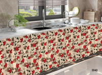 HTC Lababo-cortina corta para cocina, 150x70cm - details 40