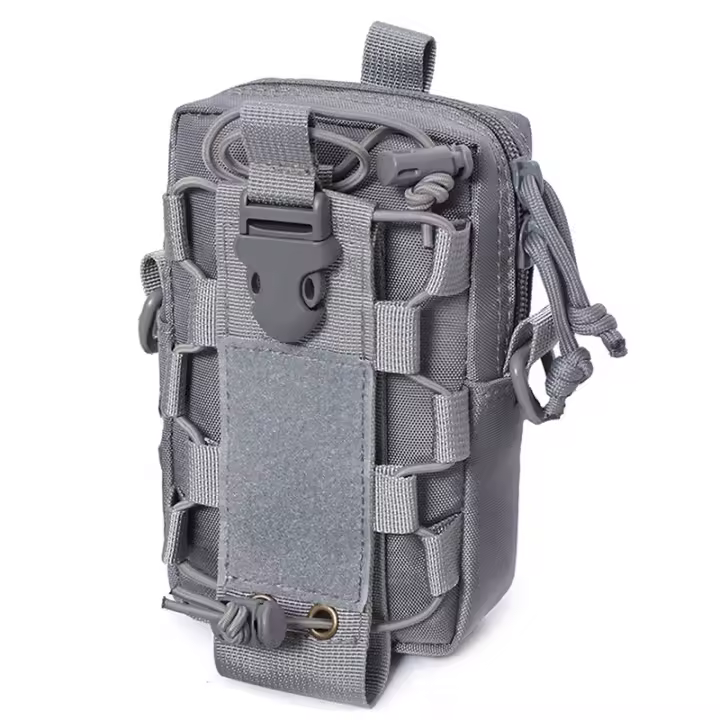 Bolsa Molle EDC para botella de agua, soporte para hervidor de agua, soporte para teléfono para deportes al aire libre, organizador para acampar y senderismo, riñonera - 1