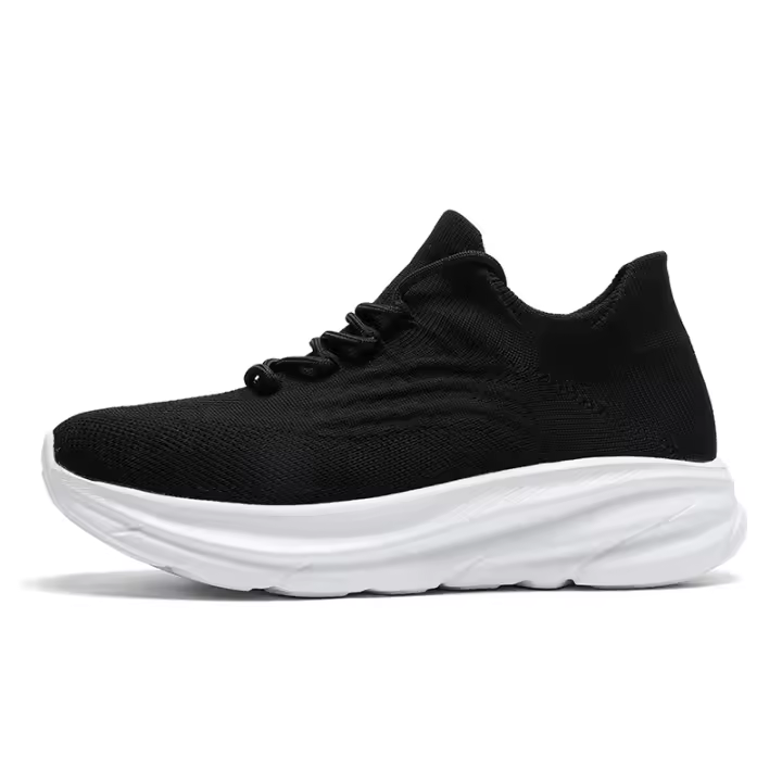 Zapatillas de deporte informales para hombre, zapatos transpirables sin cordones, ligeros, cómodos, de malla para tenis y correr - 1