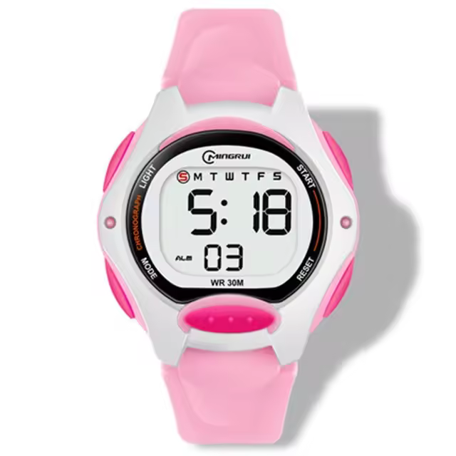 Reloj despertador deportivo con luz nocturna resistente al agua - 1