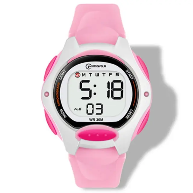 Reloj despertador deportivo con luz nocturna resistente al agua - 1