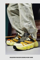 Zapatos coloridos de moda versátiles de explosión de tendencia cálida densa gruesa de cuero genuino para hombres - details 11