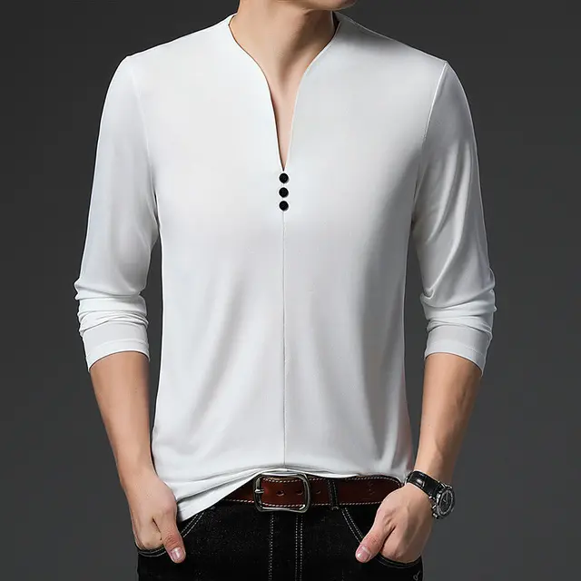 Camisetas para hombre Polo fino de marca de alta gama para hombre - 1