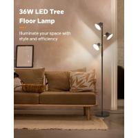 Lampara de Pie LED Regulable 36W 2500LM Lampara de Pie Salon con Mando a Distancia y Control Táctil, 4 Temperaturas de Color, 3 Luces Giratorias Luz de Pie para Salón, Habitación y Oficina - details 11