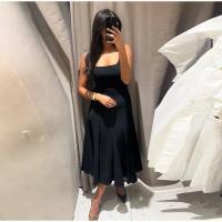 OUWU-Vestido largo de moda para mujer, elegante vestido midi sin mangas con diseño sin espalda y cuello en U, vestidos de fiesta en la playa para verano - details 9