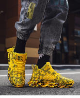 Zapatillas para correr para hombre, zapatillas ligeras para exteriores, transpirables, para caminar, trotar, zapatos con grafiti, zapatos deportivos cómodos, zapatillas para hombre - details 27