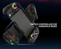 YS43 YS44 YS45 para Nintendo Switch, Gamepad todo en uno RGB, controlador de mano transparente colorido con TURBO de 6 ejes - details 9