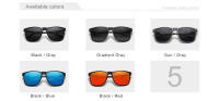 KINGSEVEN-gafas De Sol polarizadas con montura De aluminio para hombre y mujer, lentes cuadradas, UV400, TR90, 2023 - details 1