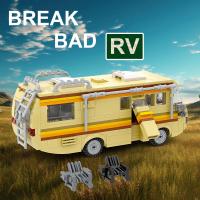 Bloques de construcción de coche Breaking Bad para niños, juguete de ladrillos para armar vehículo Camper, serie MOVE - details 3