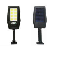 Luces solares LED Lámpara de calle al aire libre 3 modos IPX65 Iluminación de jardín impermeable con sensor de movimiento inteligente - details 0