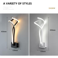 YNL Lámparas de Pared LED Modernas Saconcera de Dormitorio con Interruptor Iluminación para el Hogar - details 4