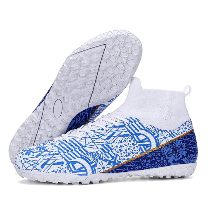 Zapatos de fútbol para hombre, tacos, zapatos de fútbol atléticos transpirables de caña baja profesionales - 1