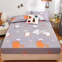 Sábana Ajustable Impermeable Cubierta de Cama Elástica Amigable con la Piel Estilo Floral - details 16