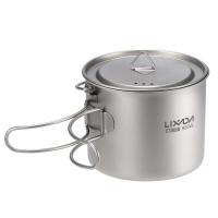Lixada - maceta colgante portátil de titanio ultraligera, 900 ml/1600 ml, con asa plegable con tapa, utilizada para acampar al aire libre, hacer senderismo, - details 65
