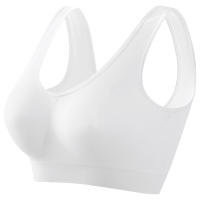Sujetador deportivo de color sólido para mujer, top deportivo para gimnasio, yoga, entrenamiento atlético, suave, acolchado - details 30