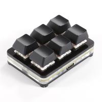 Miniteclado de 6 teclas personalizable, copia completa y pega, 1 Toque, contraseña, negro - details 4
