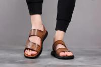 Sandalias de verano para hombre, cómodas sandalias de cuero con plataforma para exteriores, suela suave antideslizante, zapatos informales de trekking para verano, zapatos de playa para niño - details 18