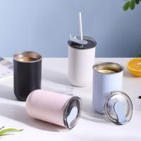 Botella de agua de acero inoxidable a prueba de fugas con tapa, taza térmica, vaso de café, tazas de cerveza, 300ml - details 2