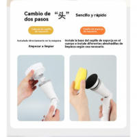Cepillo de Limpieza Motorizado Inalámbrico Mango Largo Telescópico Cepillo para Suelos de Baño - details 11
