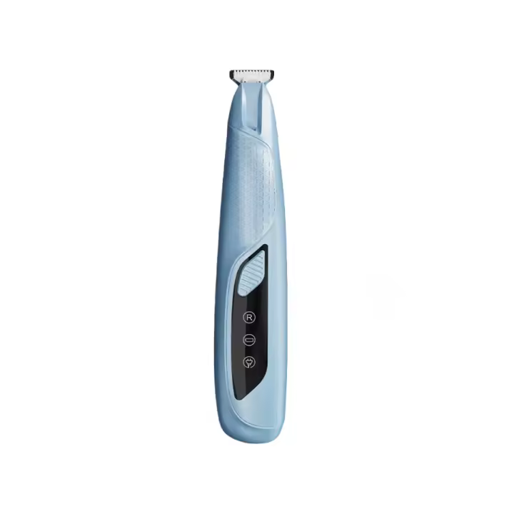Cortadora de pelo para mascotas multicolor, recargable con luz LED, portátil, segura para gatos, perros, pata/pie/oído/ojo, cortadora de pelo eléctrica para mascotas - 1