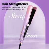 Plancha de pelo Ubeator, plancha de pelo 2 en 1 de calentamiento instantáneo de doble voltaje de titanio, rizador de pelo - details 0