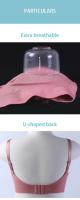 3 Pcs Pack Sujetador De Maternidad Transpirable Para Empequeñecimiento Y Dormir Sin Aros Ni Costuras Ni Ralladuras Ni Químicos Ni Alérgenos Ajuste De Correa Trasera Natural Para Mujer - details 7