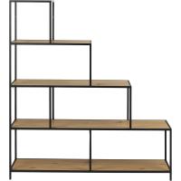 Librería de 4 Estantes 35 x 114 x 78.2 cm Acabado con Efecto de Roble Antes era Movian - details 12