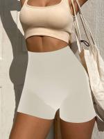Shorts de Entrenamiento de Moda FINESS para Mujeres Verano 2025 Cintura Alta Elástica Sin Costuras para Mejorar las Curvas Ideal para Ciclismo y Yoga - details 3