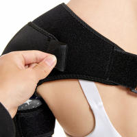Soporte de estabilidad de hombro, envoltura de manga de ajuste de bolsillo para aliviar el dolor de hombros y articulaciones - details 5