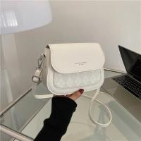 Bolso de hombro con solapa para mujer, bandolera de cuero PU, Estilo Vintage, cuadrado, pequeño - details 12