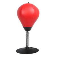 Bola de boxeo de escritorio de PU para aliviar el estrés, bolsa de boxeo de entrenamiento de velocidad de lucha, Muay Tai MMA - details 19