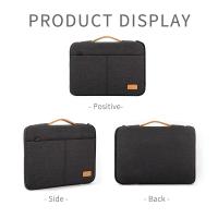 Funda para portátil de 14-15.6 pulgadas, bolsa para notebook para hombre, a prueba de golpes, maletín para computadora para viajes de negocios, funda para portátil - details 3