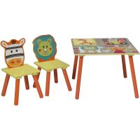 2 Sillas Muebles Animales del Bosque Juegos de Mesa y sillas en Edad Preescolar Muebles para Niños - details 4
