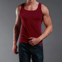 Chaleco deportivo para hombre, camiseta sin mangas con cuello cuadrado para culturismo, camiseta sin mangas con absorción de sudor, camiseta interior informal elástica para correr y gimnasio - details 7