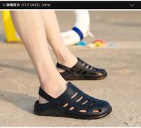 nuevas sandalias de moda de playa para hombres, zapatos con agujeros, zapatillas de casa para exteriores para hombres, zapatillas de playa, zapatos casuales - details 10