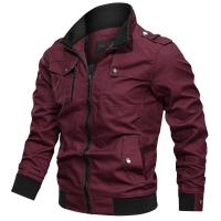 Chaqueta Casual para Hombres de Moda Ligera Deportes al Aire Libre Estilo Militar de Primavera Otoño Abrigo de Motocicleta - details 5