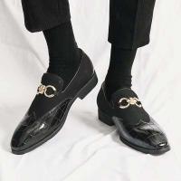 Zapatos de cuero Oxford para hombre, novedad de 2025, italianos - details 14