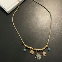 Collar Colgante De Estrella Elegante Étnica Adorno Festivo Para Mujer Metal Forma De Estrella Estilo Hip Hop/Rock - details 3