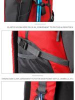 Bolsa de Montañismo al aire libre portátil, bolsa de viaje de gran capacidad, mochila impermeable para hombres y mujeres, mochila de viaje ligera - details 22