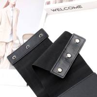 BETTERFORM Corset de Cuero PU para Mujeres Cinturón de Cintura Ancho con Hebilla Elástica - details 2