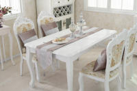 Corredor de Mesa de Terciopelo Plateado Moderno ANUMEI Cubierta de Mesa Gris Negro Decorativo Material Poliéster Hecho en China - details 11