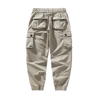 Nuevos pantalones deportivos sencillos y lisos para hombre, moda para actividades al aire libre, pantalones para correr con múltiples bolsillos, pantalones Cargo informales y versátiles para otoño e invierno - details 8
